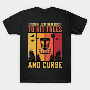 Funny Disc Golf Player Saying Retro Vintage T-Shirt